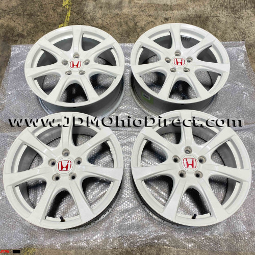 JDM FD2 Civic Type R Champ White Wheels